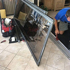 sliding glass door frame repair Largo